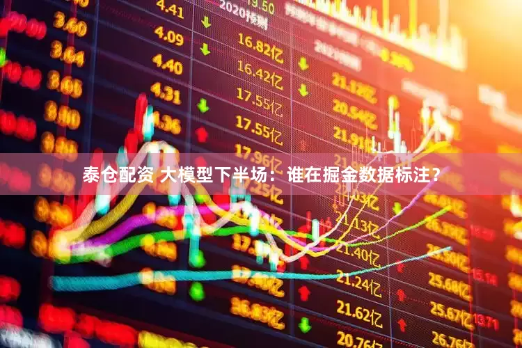 泰仓配资 大模型下半场：谁在掘金数据标注？